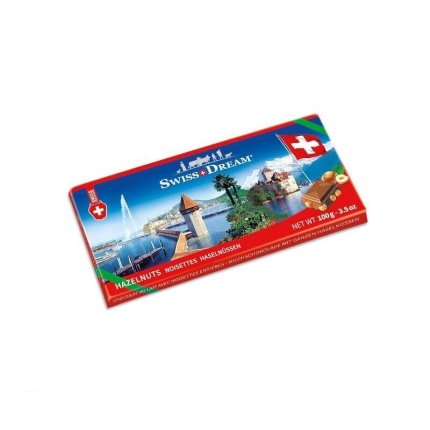 Swiss Dream Swiss Milk Chocolate with Hazelnuts 100 г